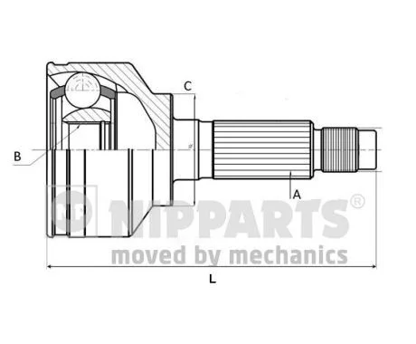 Joint Kit, drive shaft  J2823015