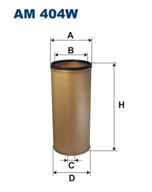 Antrinis oro filtras FILTRON AM 404W