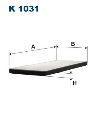Filtras, salono oras FILTRON K 1031