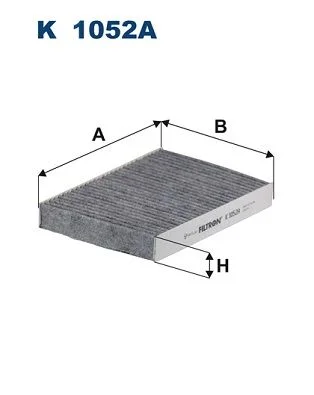Filtras, salono oras FILTRON K 1052A