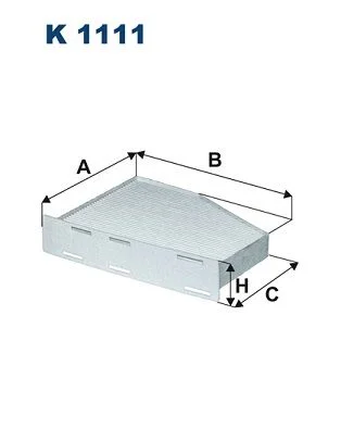 Filtras, salono oras FILTRON K 1111