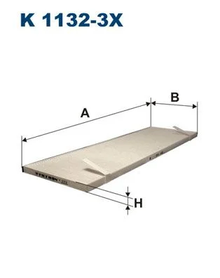 Filtras, salono oras FILTRON K 1132-3X