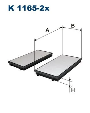 Filtras, salono oras FILTRON K1165-2X