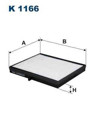 Filtras, salono oras FILTRON K1166