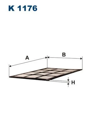 Filtras, salono oras FILTRON K 1176