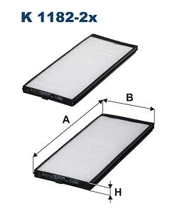 Filtras, salono oras FILTRON K 1182-2x