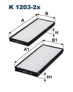 Filtras, salono oras FILTRON K 1203-2X