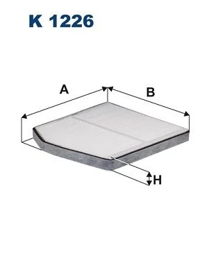 Filtras, salono oras FILTRON K 1226