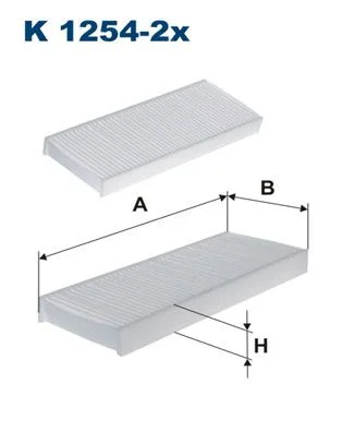 Filtras, salono oras FILTRON K 1254-2x