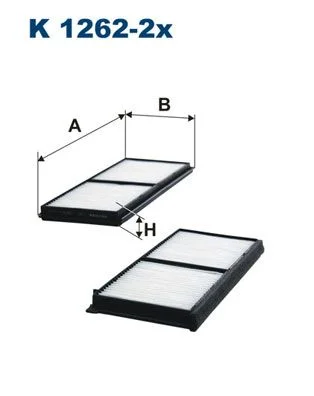 Filtras, salono oras FILTRON K 1262-2x