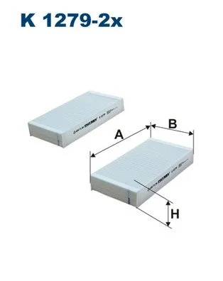 Filtras, salono oras FILTRON K 1279-2x
