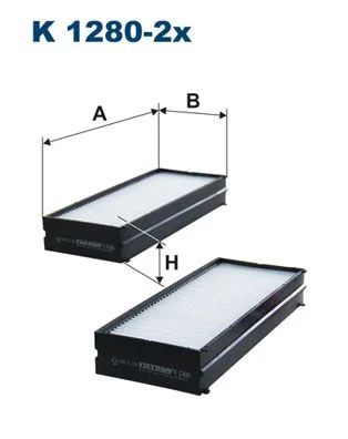 Filtras, salono oras FILTRON K 1280-2x
