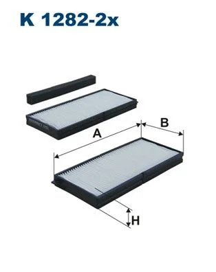 Filtras, salono oras FILTRON K 1282-2x