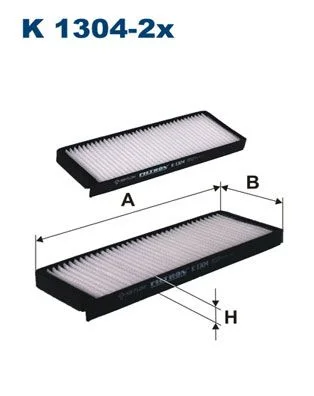Filtras, salono oras FILTRON K 1304-2x