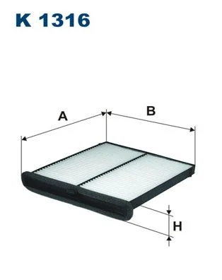 Filtras, salono oras FILTRON K 1316