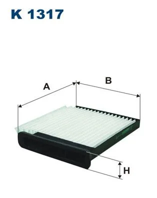 Filtras, salono oras FILTRON K 1317