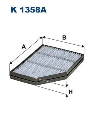 Filtras, salono oras FILTRON K1358A