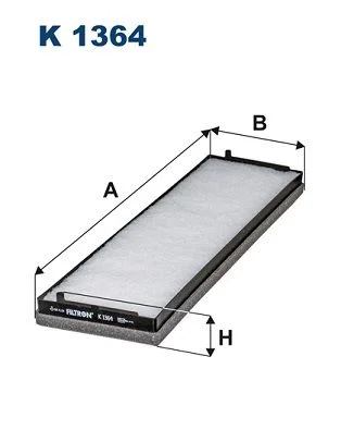 Filtras, salono oras filtron K1364