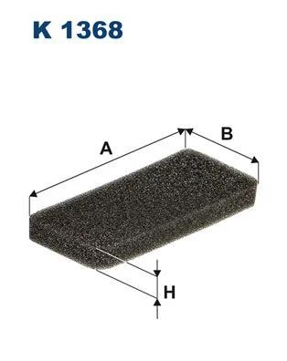 Filtras, salono oras FILTRON K 1368