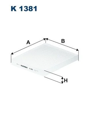 Filtras, salono oras FILTRON K 1381