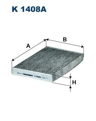Filtras, salono oras FILTRON K 1408A