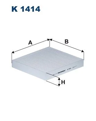 Filtras, salono oras FILTRON K 1414