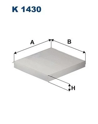 Filtras, salono oras FILTRON K 1430
