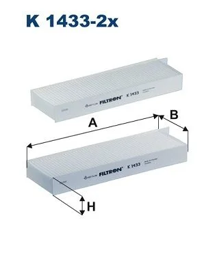 Filtras, salono oras FILTRON K 1433-2x