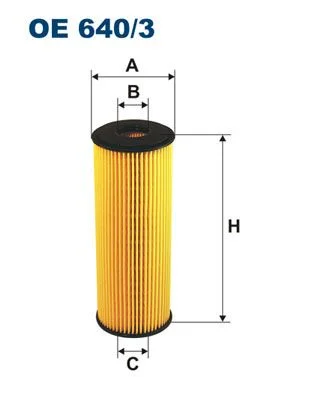 Alyvos filtras FILTRON OE 640/3