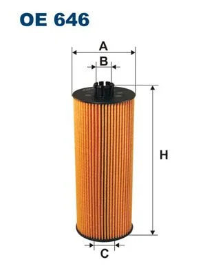 Alyvos filtras FILTRON OE646