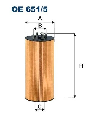 Alyvos filtras FILTRON OE651/5