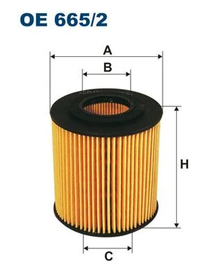 Alyvos filtras FILTRON OE 665/2