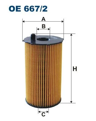 Alyvos filtras FILTRON OE 667/2