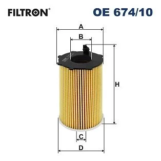 Alyvos filtras FILTRON OE674/10