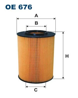 Alyvos filtras FILTRON OE676