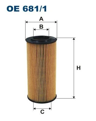 Hidraulinis filtras, automatinė transmisija FILTRON OE 681/1