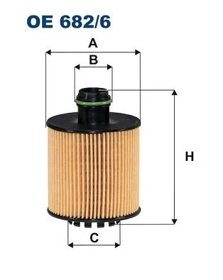 Alyvos filtras FILTRON OE682/6