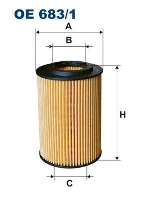 Alyvos filtras FILTRON OE683/1