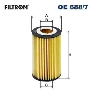 Alyvos filtras FILTRON OE688/7