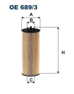 Alyvos filtras FILTRON OE689/3