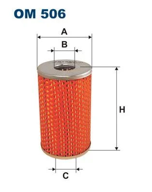 Alyvos filtras FILTRON OM 506