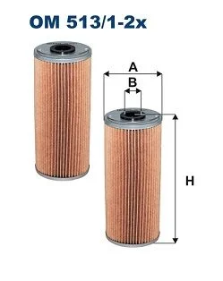 Alyvos filtras FILTRON OM513/1-2X