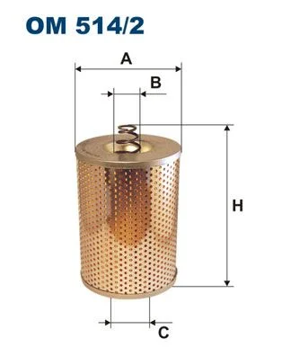 Alyvos filtras FILTRON OM514/2