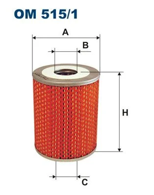Alyvos filtras FILTRON OM515/1