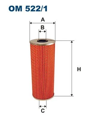 Alyvos filtras FILTRON OM522/1