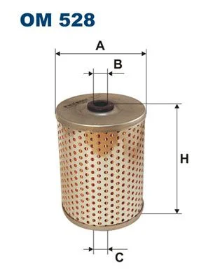 Filter, pracovná hydraulika FILTRON OM 528