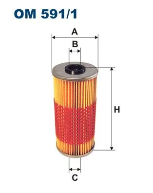 Alyvos filtras FILTRON OM591/1