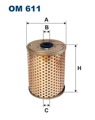 Hidraulinis filtras, vairo sistema FILTRON OM 611