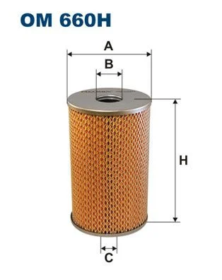 Filtras, hidraulinė sistema FILTRON OM 660H