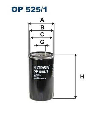 Alyvos filtras FILTRON OP525/1